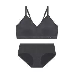 코데즈컴바인 이너웨어 CODES COMBINE INNERWEAR 데님 텍스처 심리스 브라 팬티 _