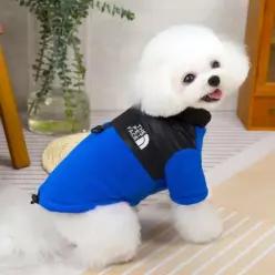 강아지 강아지옷 반려견옷 애견 패딩 배색 자켓 점퍼
