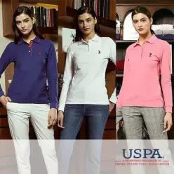 USPA 여성 화이트라벨 더블피케 폴로셔츠 3종1262731