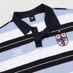 엄브로 UMBRO HBL 스트라이프 럭비 피케 반팔 티셔츠 블루 UR221CTS51 UR221CTS51_VBL0 152947