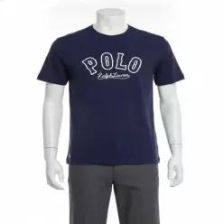 POLO RALPH LAUREN 커스텀 슬림핏 웨스턴 로고 티셔츠-네이비