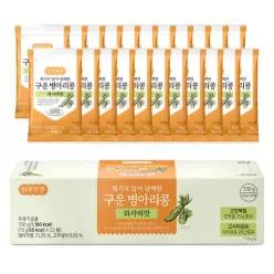 하루한콩 튀기지 않아 담백한 구운 병아리콩 330g (15gx22봉) (와사비맛)