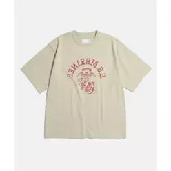 매장정품 에스피오나지 ESPIONAGE Travis Marines Heavyweight Tee Sand 20260420-04 262277