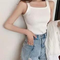 [라일리여성의류] Rly 슬리브리스 민소매 여성 스퀘어넥 나시 여름