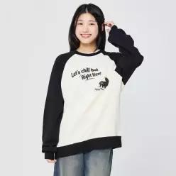 [소이] 여자 가을신상 캣래글런맨투맨티(26F0457)