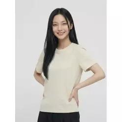 HANGTEN 여성 올 오버 펄 반팔 티셔츠_03310580-131-613-69 531735