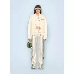 로즈 밸리 로고 바시티 재킷 OWEK006S25FAB0010B10