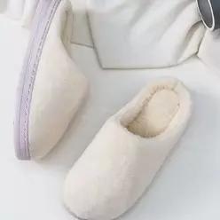 따뜻한 겨울 실내화 실내용 털 거실화 슬리퍼 방한 커플 보온 겨울 털