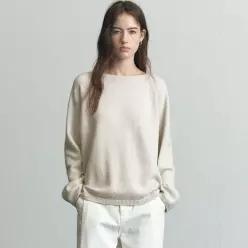 1차:09/21 예약배송 Loose fit merino wool knit KNFW06KN02 _Cream