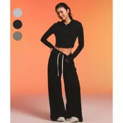 무신사 스탠다드 SPORTS 코튼메쉬 맥시와이드 팬츠 우먼 3color