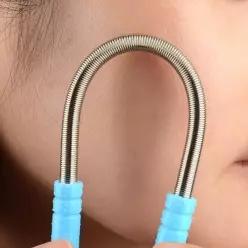 편리한 일자형 얼굴 솜털 제모기 여성용 인중 잔털 다리 모근 제거기 가정용 면도기 용품 476322