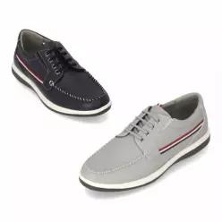ELCANTO 마쯔 남성 소가죽 캐주얼 경량 보트화 3cm LCMC29M413