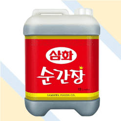 삼화 순간장 13L 업소용 식당용 대용량 간장 식자재 말통 소스