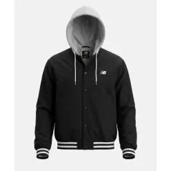 NEW BALANCE NBNQGCO113 / UNI NB 바시티 후디드 패딩 (BLACK)