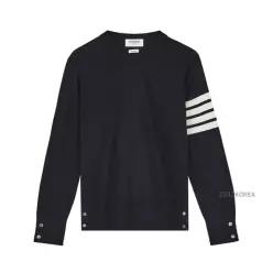 [라벨루쏘]  FW25 남성 울 4바 풀오버 니트 MKA002A Y1014 415
