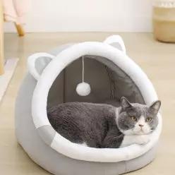 포근한 쿠션 방석 강아지 고양이 숨숨집 하우스 Df-WFFX4JE 침대 겨울펫용품
