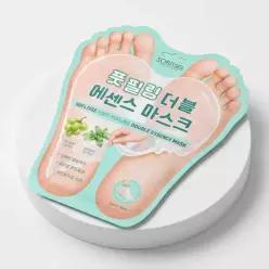 소프리스 풋 필링 더블에센스 마스크 2매