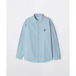 SPAO 우디 오버핏 데님 셔츠 SPYJG23CY2