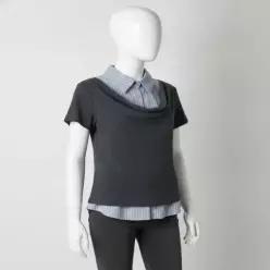 SPAO 스파오 셔츠 레이어드 반팔티_SPRWG37G91 630183