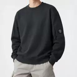 CP컴퍼니 26FW 디아고날 렌즈 맨투맨 레이븐 21CMSS713A 005086W 985 3759173