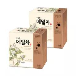 쌍계 손님접대 한잔 식당용 홈카페 탕비실 기타차 구수한 메밀차 40T 2개