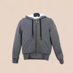 무스너클 MUST IT_ 패션 여성 버니후드 집업 차콜 M39LS601 [여주아울렛]