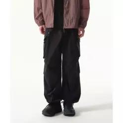 무신사스탠다드 MUSINSA STANDARD [시티 레저] 와이드 벨티드 카고 조거 팬츠 [블랙] MMEPC3Z04-BK 285210