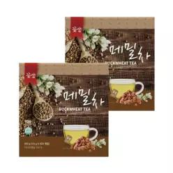 꽃샘식품 건강한 차음용 물대신 홈카페 저녁차 기타차 메밀차 100T 2개