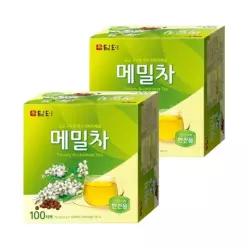 담터 홈카페 아침차 명절 대용량 차음용 기타차 메밀차 100T 2개