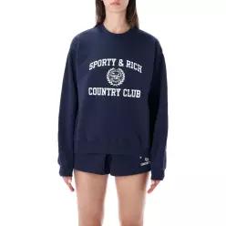 컨트리 클럽 바시티 크루넥 스웨트셔츠 ST09876218BL106 3902