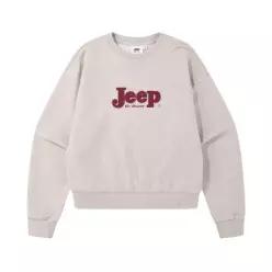 JEEP 지프 우먼 세리프 빅로고 맨투맨 JR5TSF844MB