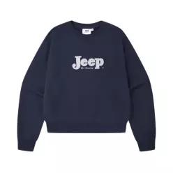 JEEP 지프 우먼 세리프 빅로고 맨투맨 JR5TSF844NA
