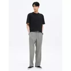 에잇세컨즈 8SECONDS 강연 베이직 세미와이드핏 슬랙스 카키
