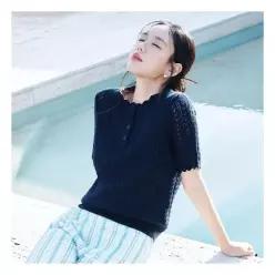 셀렙샵에디션 [최초가79,900원] 26SS 포인텔 크로쉐 반팔니트 3종