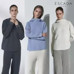 [ESCADA SPORT] 에스카다 스포츠 26FW 캐시블렌드 홀가 후드 니트 1종