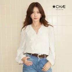채컬렉티브 [최초가89 900원] 26SS 러플 패고딩 블라우스+이너탑