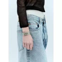 여성 모노그램 크리스털 커프 mcj0255003sil