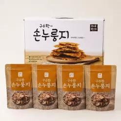 명절선물 누룽지세트 100gX4봉 손누룽지 간편식 기업답례 직원선물 전통간식 487436