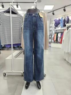 가을 여성 인밴드 루즈핏 스판 청바지 NQL681-1