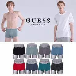26SS 게스 남성 시그니처 패턴 드로즈 8종 + 반팔티 1종