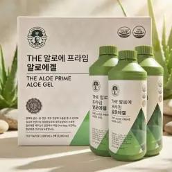 김정문 알로에 THE 알로에 프라임 알로에겔 1000ml x 3병