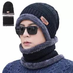 [룽스_66]겨울 골프 목도리 니트 남성 겨울비니 모자