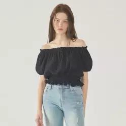 후아유 Smoking Puff Blouse WHYAF2542F 495745