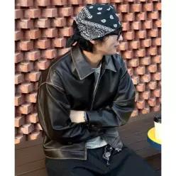매장정품 르아르 LEIRE 워싱 레더 자켓 [브라운] L25FWOU00502 309568