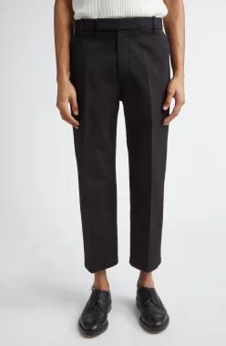 Thom Browne 톰 브라운 면 트윌 크롭 치노스 7566007