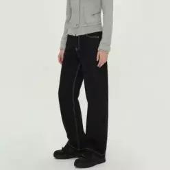 [하프클럽/신상오픈런]데일리 여자 데일리룩 편안한 캐주얼 와이드 스트링 코튼 포인트