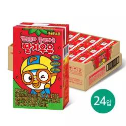 서울에프엔비 뽀로로가 좋아하는 딸기우유 140mL 24입