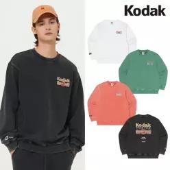 코닥 KODAK [코닥어패럴 공식](정상가 : 119,000원) 레시피 스노우워싱 맨투맨 (4 color) K5123LFSO1D 2029
