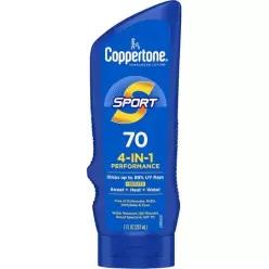 Coppertone 스포츠 자외선 차단 로션 광역 스펙트럼 SPF 70 (7-유체 온스) 185153