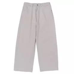 카고브로스 VINTAGE COTTON WIDE CURVED DENIM PANTS GRAY